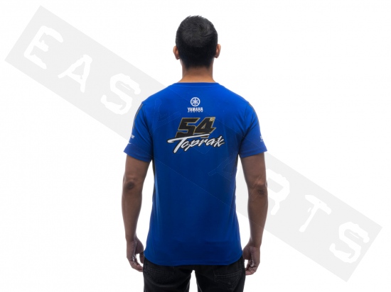 T-shirt YAMAHA Toprak Razgatlioglu Azul Hombre
